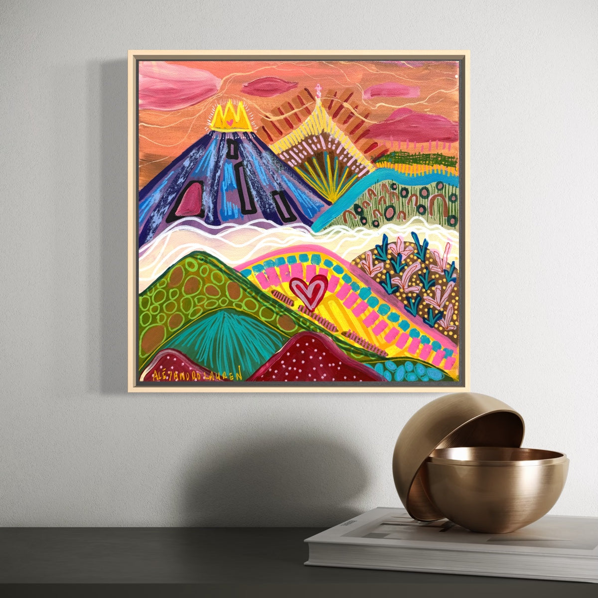 Mountains Peak | Original Painting