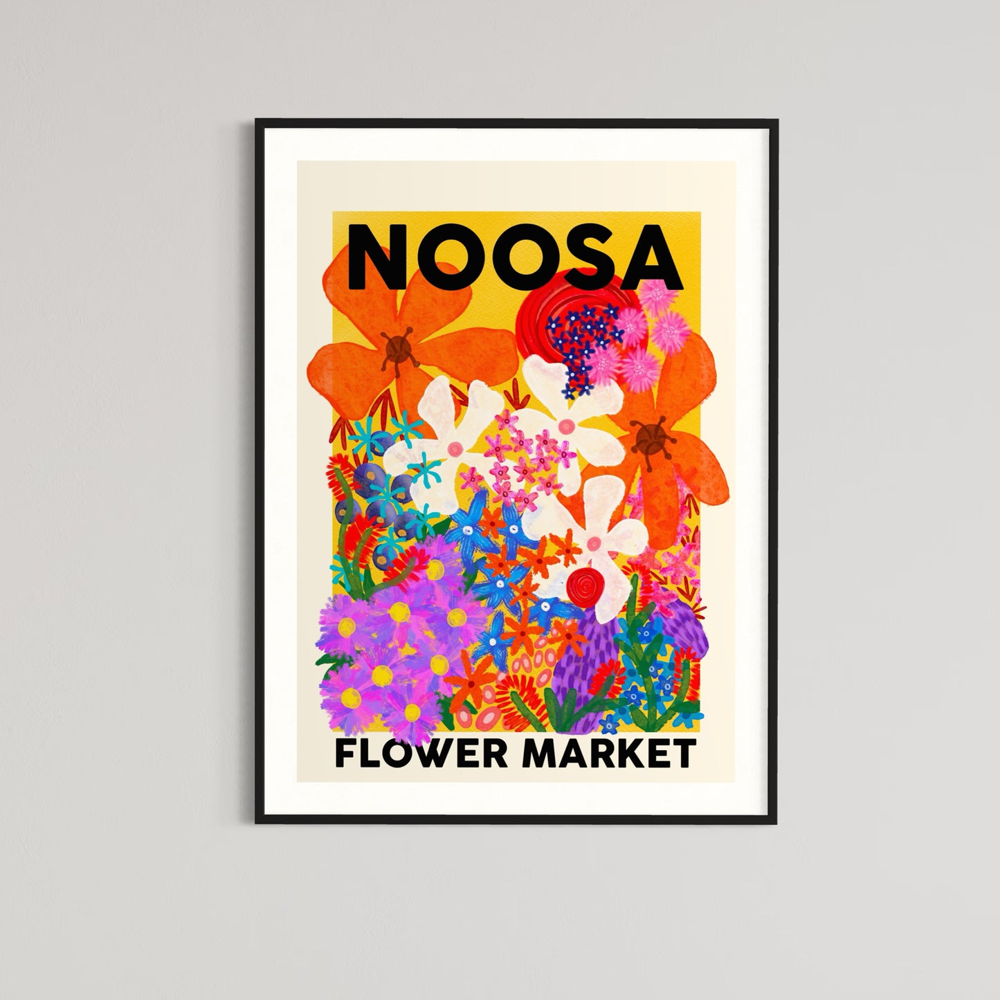 Floral Art | Flower Market | Art Print