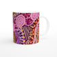 Aboriginal Art | Baba [Wiradjuri for Mother] | White 11oz Ceramic Mug