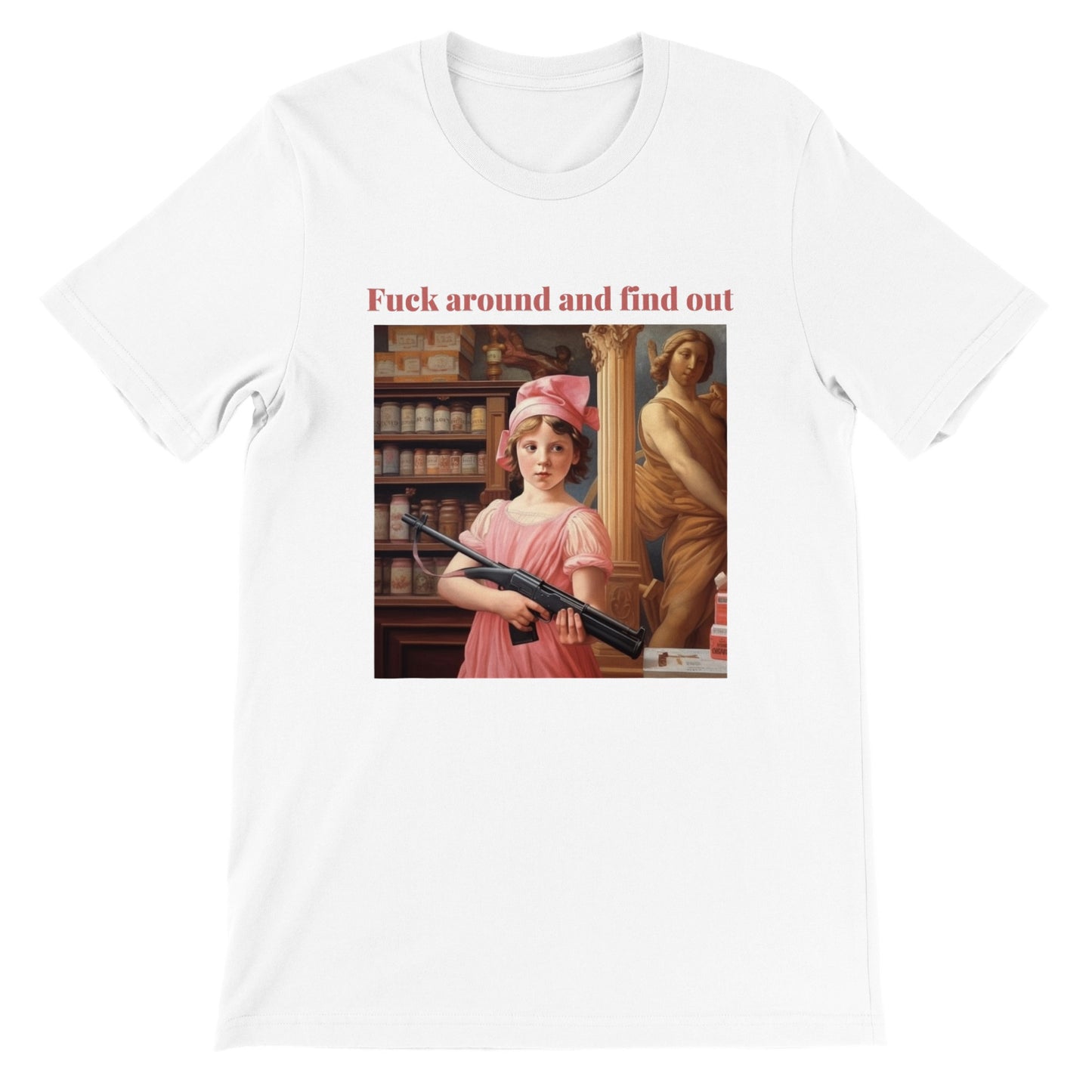 Pop Culture | FAAFO | Premium Unisex Crewneck T-shirt