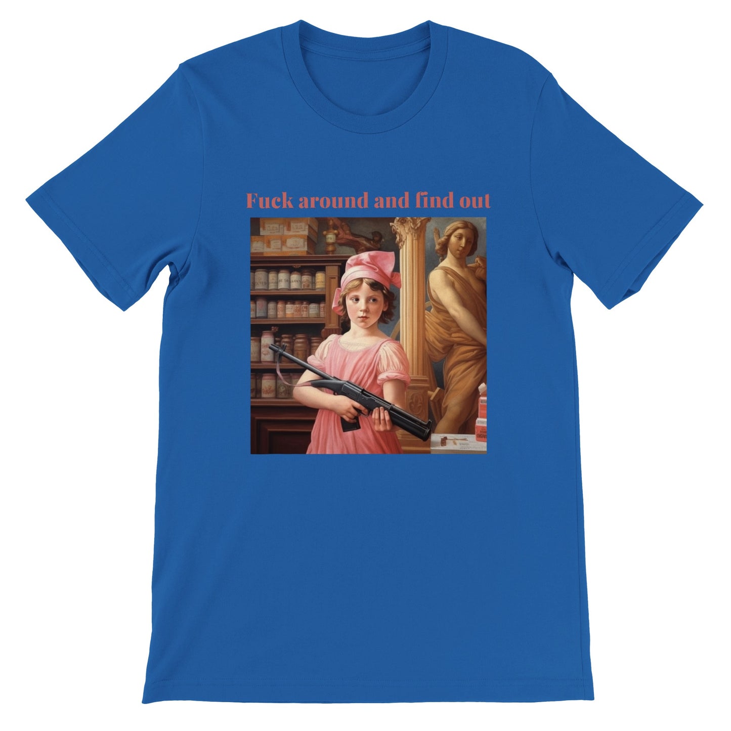 Pop Culture | FAAFO | Premium Unisex Crewneck T-shirt