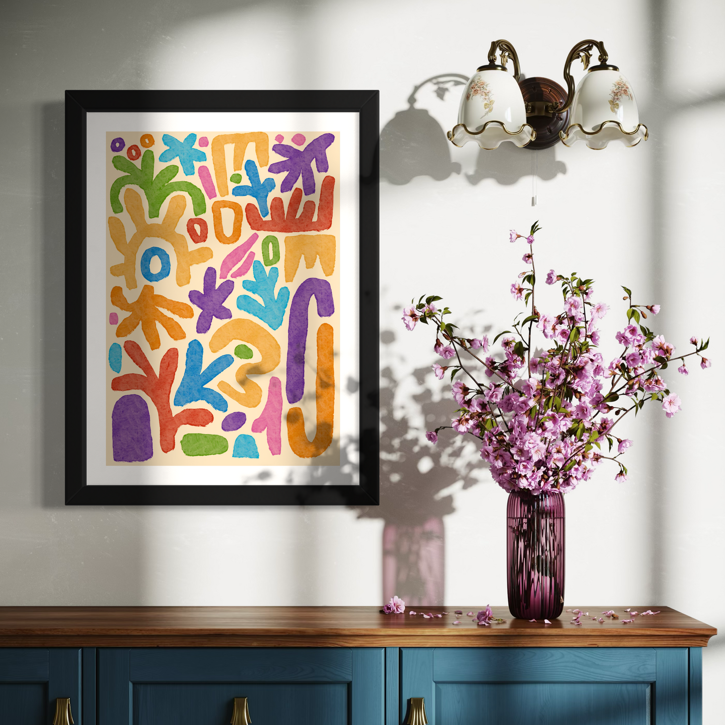 Abstract Expressionism Art | Vibes | Art Print