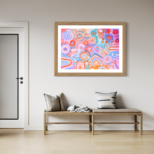 Aboriginal Art |  meeting places | Art Print