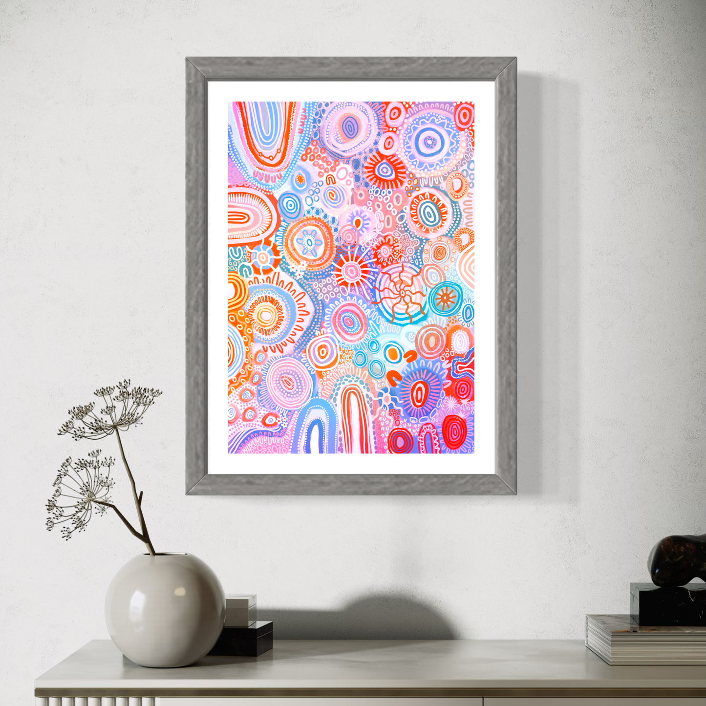 Aboriginal Art |  meeting places | Art Print