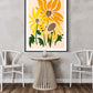 Flower Art | Sunflowers Shine Shine | Art Print