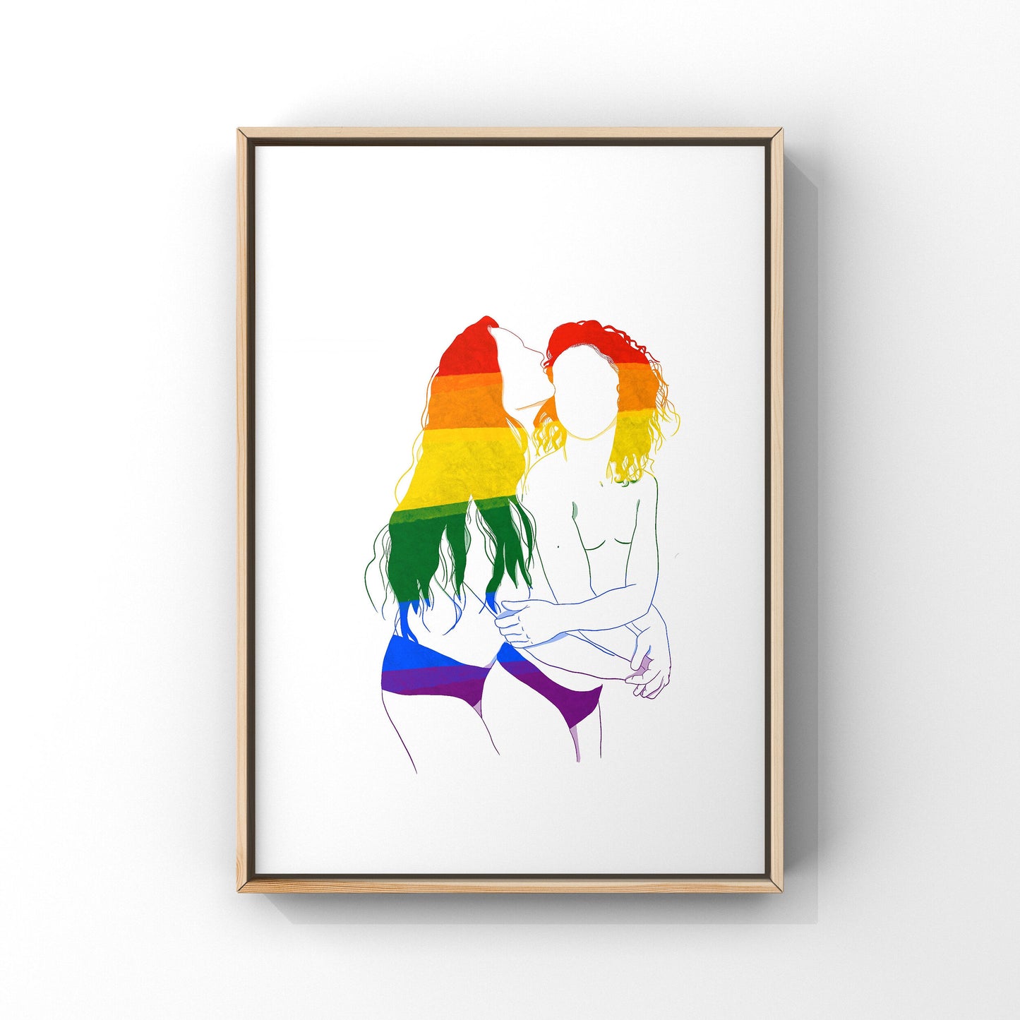 LGBTQIA+ Art | Lady Love | Art Print