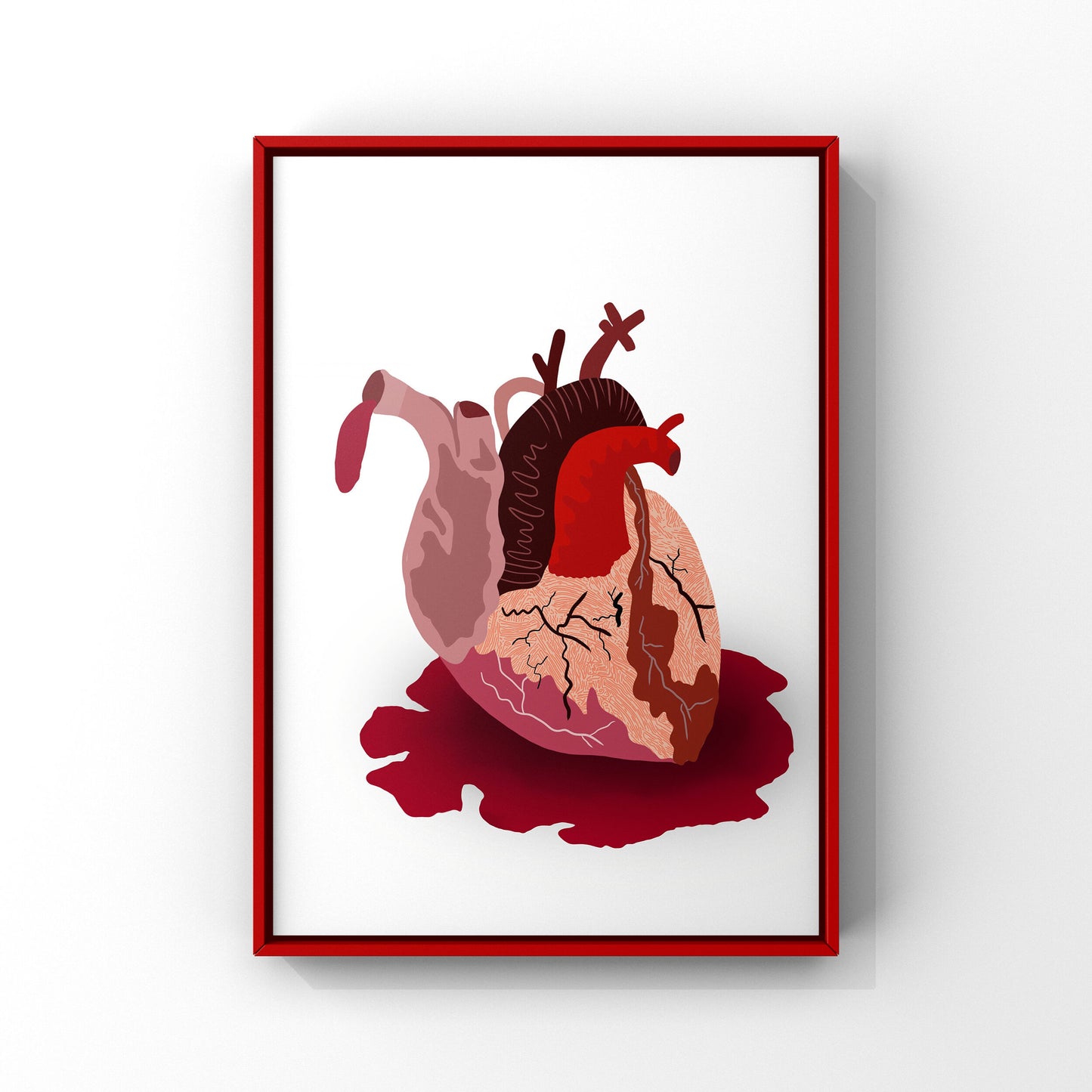Pop Culture | Here is my Heart | Art Print