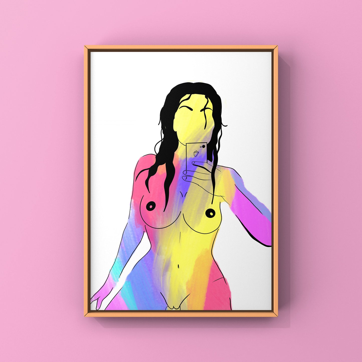 Inclusive Art | Do you have Snapchat? | Art Print