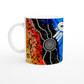 Aboriginal Art | Swimming in the River | Ceramic 11oz Mug