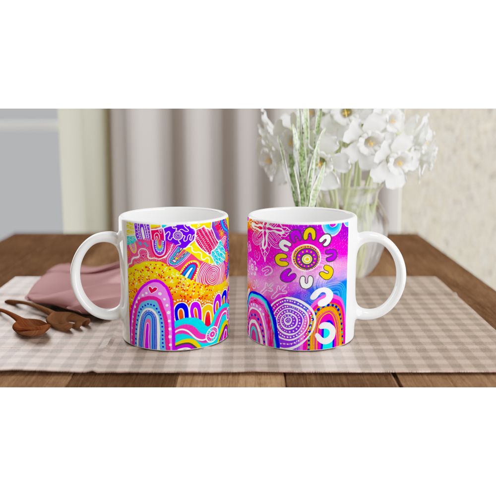 Aboriginal Art | Loud and Proud | Ceramic 11oz Mug