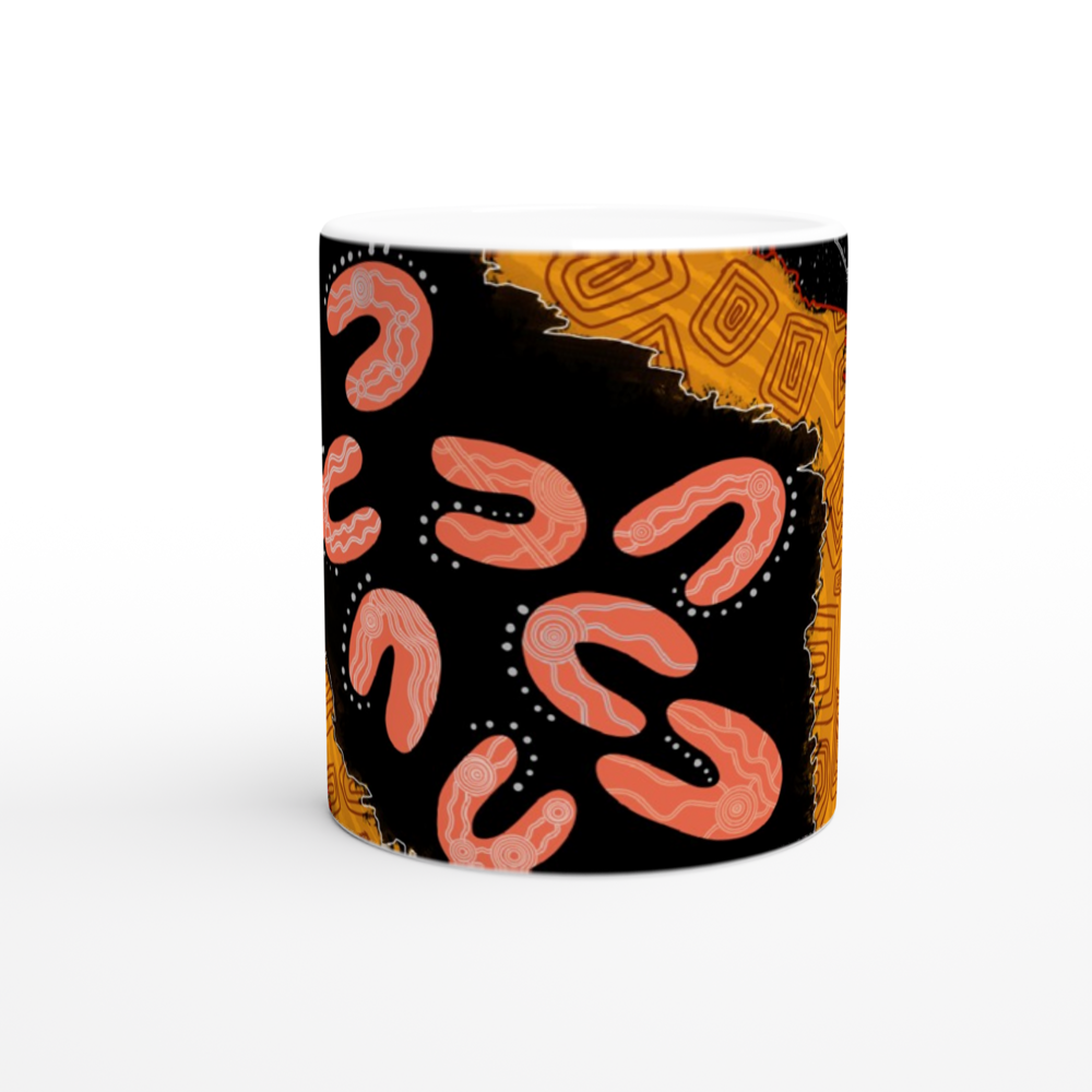 Aboriginal Art | Taking Shelter | Ceramic 11oz Mug