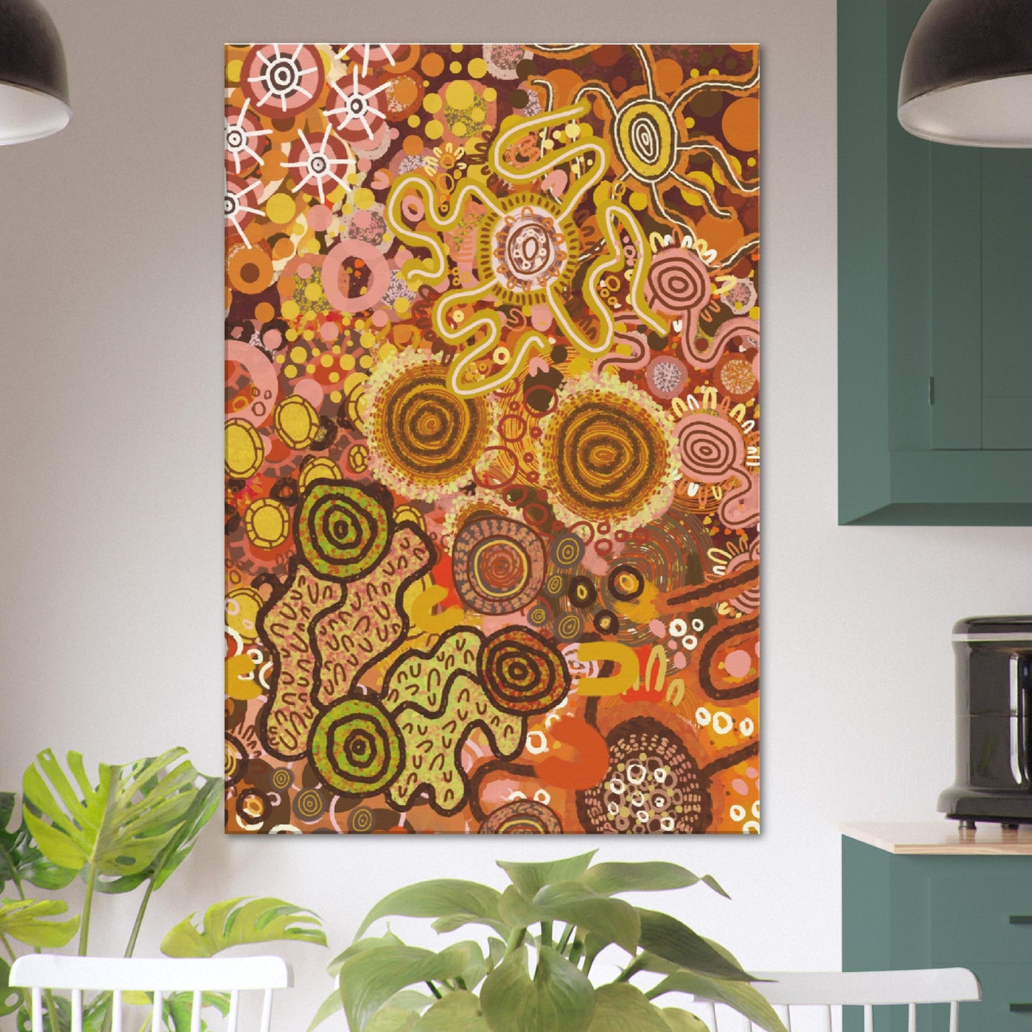 Aboriginal Art | Autumn | Print to Canvas | Limited Release