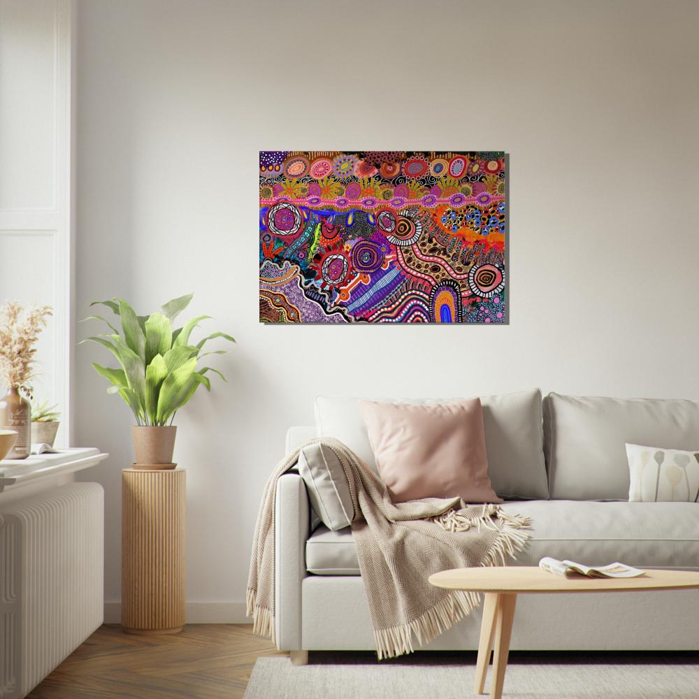 Aboriginal Art Canvas | Self Realisation | Wayde Clarke | Alejandro Lauren