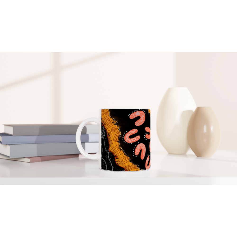 Aboriginal Art | Taking Shelter | Ceramic 11oz Mug