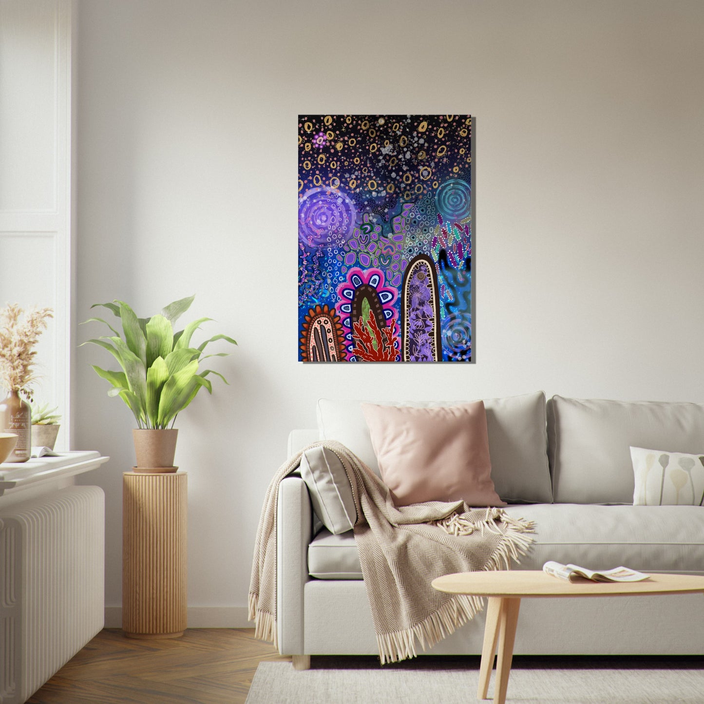 Aboriginal Art | Angel in the Stars | Print to Canvas | Limited Release