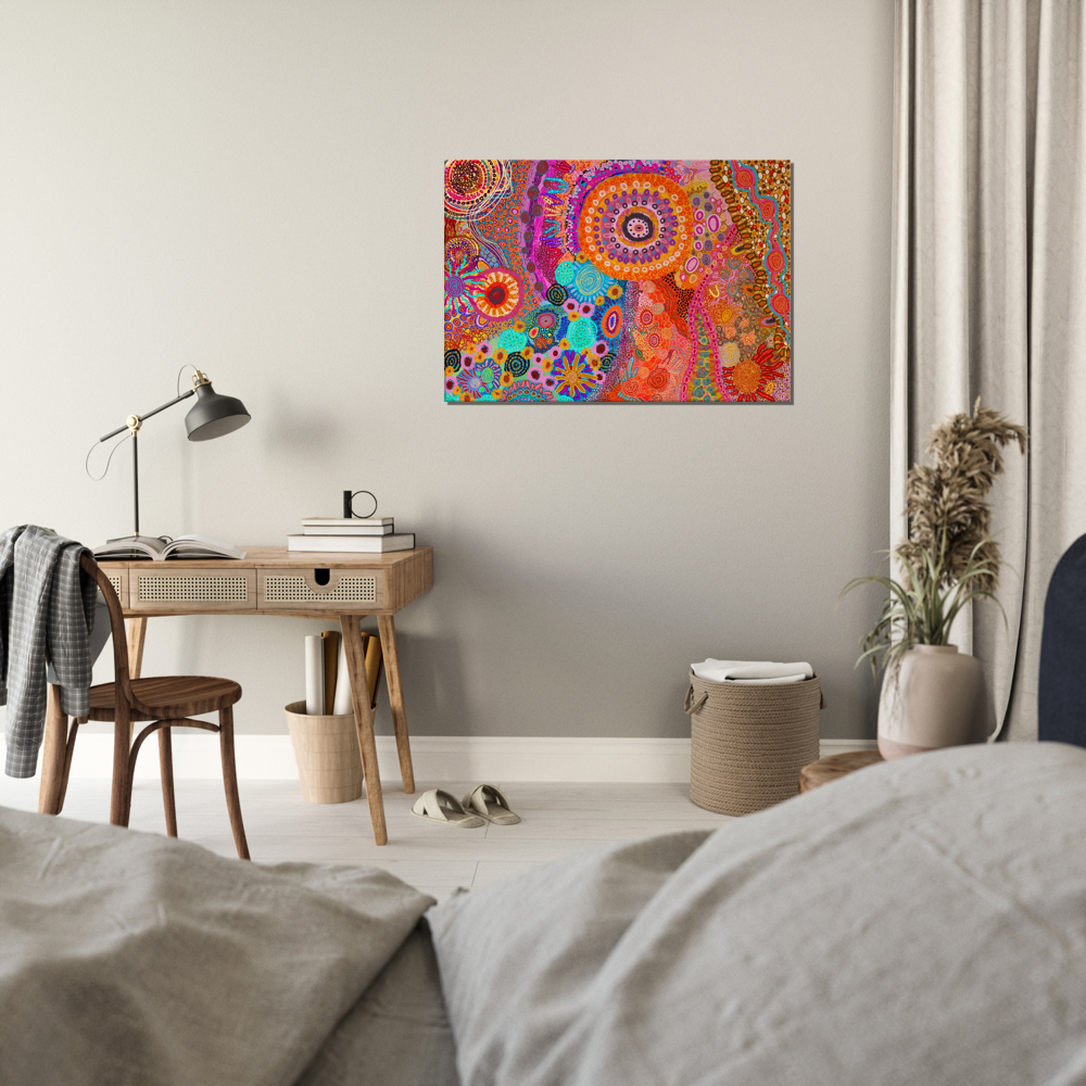 Aboriginal Art | Catching Sunshine | Print to Canvas | Limited Release