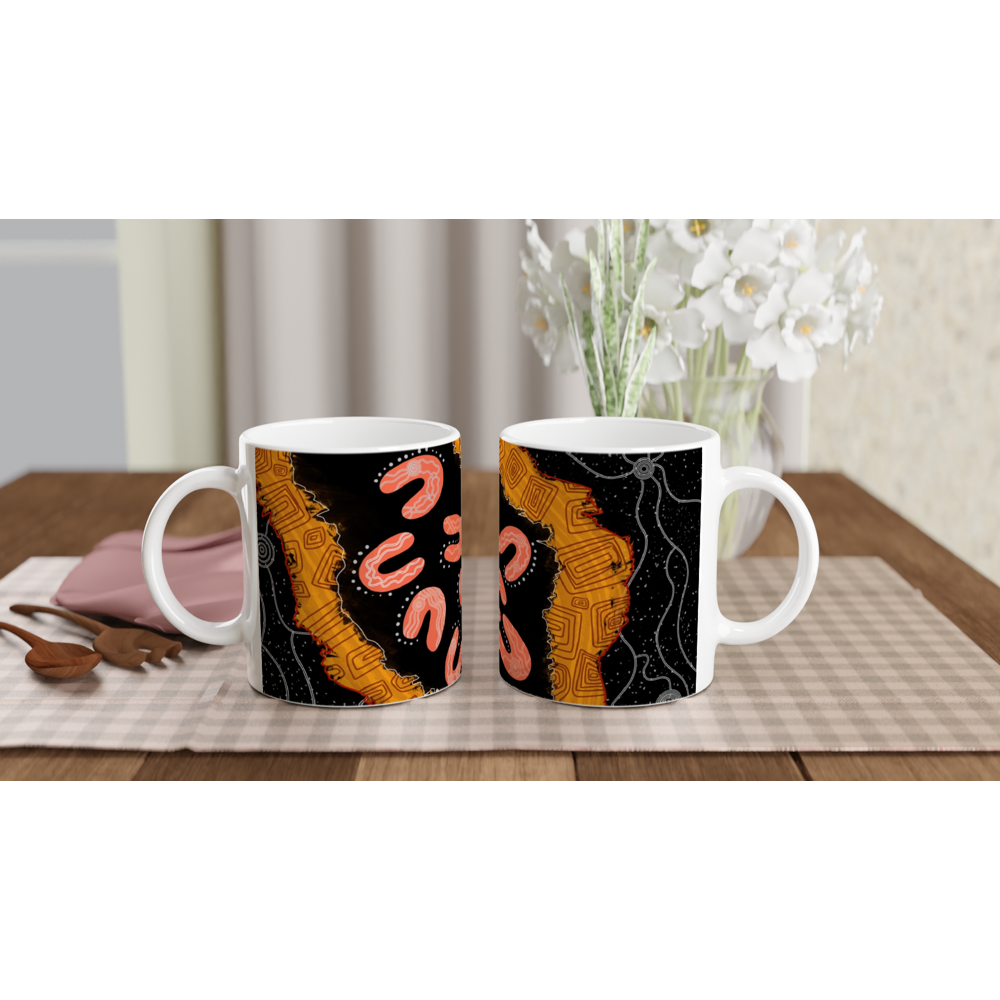 Aboriginal Art | Taking Shelter | Ceramic 11oz Mug