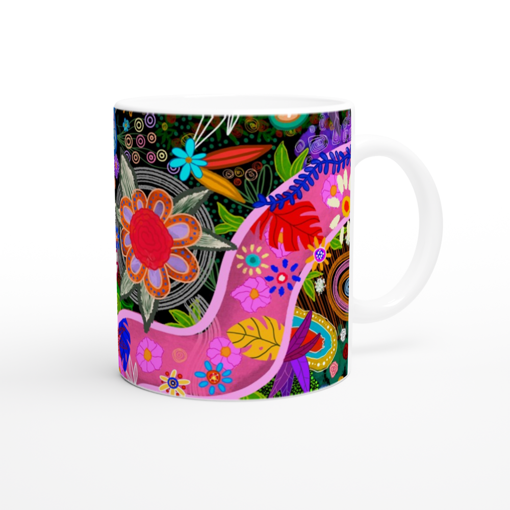 Aboriginal Art | Botanical Gardens | Ceramic 11oz Mug