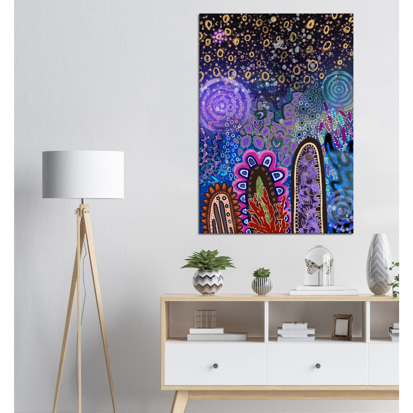 Aboriginal Art | Angel in the Stars | Print to Canvas | Limited Release